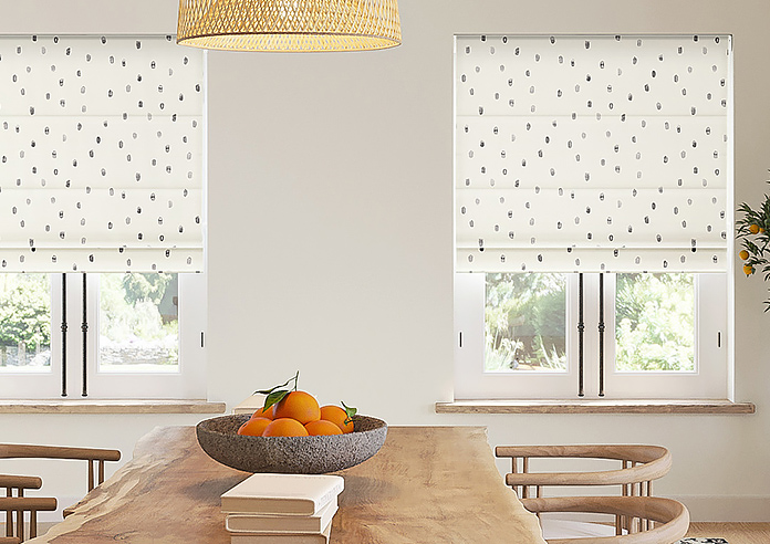 Ink Spots, Contrast - Twist&Fit Roman Blind - Image 3